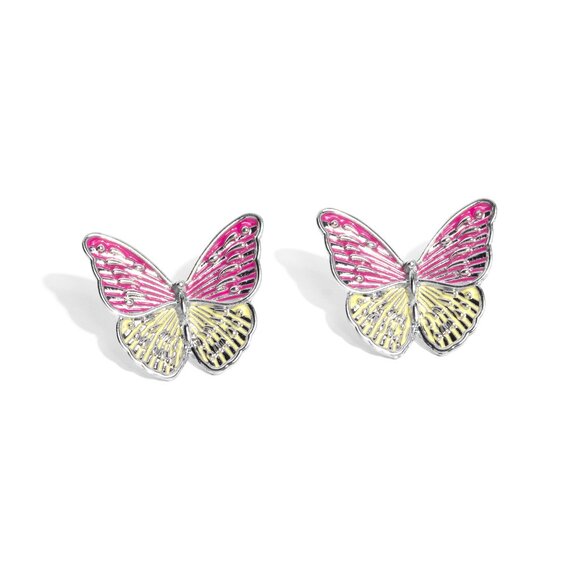 Paparazzi Jewelry Accessories - Aerial Appreciation - Pink Earrings - NEW!! - Picture 2 of 4